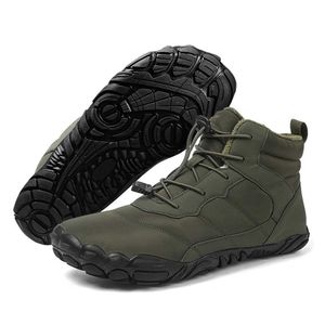 Utomhusskor Sandaler Vinter Snow Boots Hightop Barefoot Shoes Män Kvinnor Trekking Mountain Boots Antiskid Vandring Sneakers Outdoor Sports WA