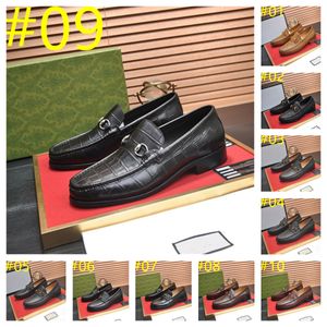 28Model Slip-on crocodile Elegant Loafers Dress Shoes designer Split leather casual fashion driving travel vacation zapatos de hombre Size 38-46