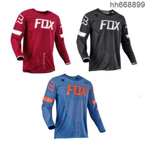 Мужские футболки на открытых футболках Tld Tld Foxx Скорость головы подчиняя велосипедную одежду езда на велосипедную одежду гонку