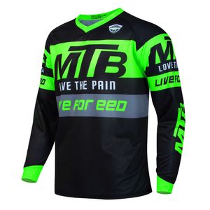 Camisetas masculinas mtb Downhill Jersey Mountain Bike Motorcycle Offroad DH Polera Motocross Camisa Selta de roupas esportivas FLCV