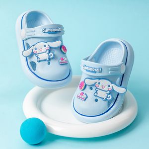 2024 летние новые детские садовые туфли для мальчиков и девочек милые, анти -скользи и износ