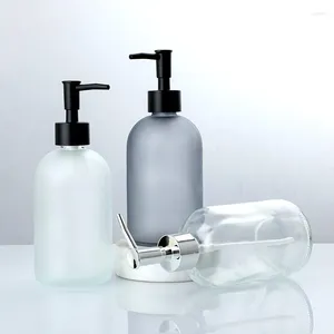 Storage Bottles 1Pc Container Empty Press Bottle Hand Sanitizer Refillable Lotion Body Wash El Bathroom