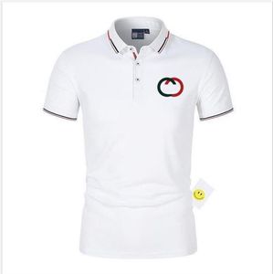 Designer Gucui Polo Shirt Mens Homem Camisas Polo de Luxúria