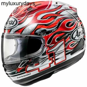 Capacete de motocicleta japonês Arai RX-7X para pilotos de ciclismo Capacete completo Capacete de capa completa Durante toda a temporada, homens e mulheres recomendados por Fanghe L (58-59)