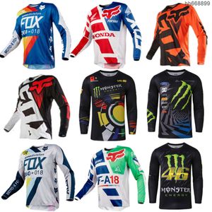 Men's T-shirts Outdoor T-shirts Summer Cycling Suit Long Sleeve T-shirt Motorcycle Mountain Bike Cross-country Speed Lowering Suit Outdoor Sports Cycling Suit Ziqh