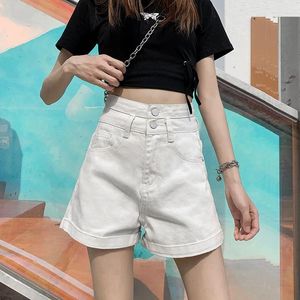 Damskie spodnie Xuan Dżinsowe spodenki Ultra-wysoką talię to Slim Summer 2024 Lose Ultra Short Noe Outra na zewnątrz dla dziewcząt czysty kolor