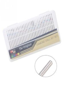 30pcsset Diamond Billl Bill Bit fresatura per fresatura Cuticolo rotante File pulite di manicure per nail art elettriche per manicure di manicure 3412424