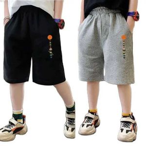 Shorts Rompers Summer Boys Space Shorts Cotton Trousers Childrens Beach Suit with Pockets Childrens Loose Sports Beach Shorts 3-14Y WX5.22