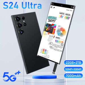 Alto desempenho S24 Ultra Smartphone Opções de armazenamento de RAM múltiplas 7,3 polegadas HD Touch Screen 4G Conectividade Dual SIM Recursos avançados Inclui GPS WiFi USB OTG 081