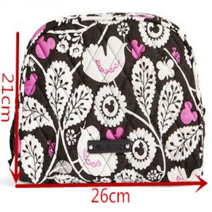 NEW Cotton Cartoon larger Zip Cosmetic Bags 274U