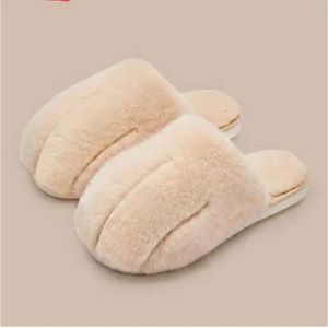 Fluff Women Sandals Chaussures White Grey Pink Womens Soft Slides Slipper Keep Warm Slippers Shoe b96 s s