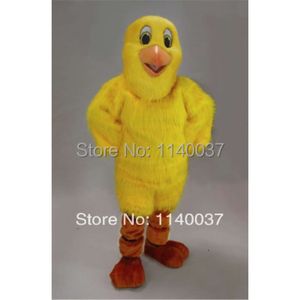 Mascote Material de pelúcia amarela galinha galinha mascote roupas de roupa de roupa de fantasia para performance de palco carnaval mascote figurinos