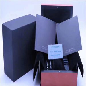 Оригинальные подходящие бумаги открывают карточку безопасности в подарочной сумке Top Wood Watch Box для Pam Boxs Буклет