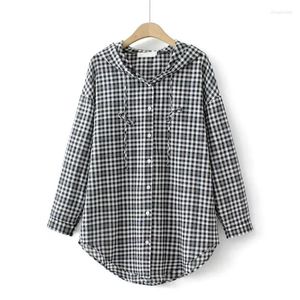 Polos femminile Shirt Plus Size Summer Summer Cotton Ploid Proid può essere utilizzato come giacca solare a maniche lunghe con cappuccio lungo cardigan 299