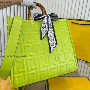 Fendidesigner Bag Sunshine Luxury Bag Gradient Designer Bag Snakeskin Fendibags Bola costura