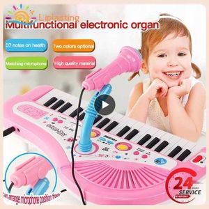 Tangentbord piano baby musik ljud leksaker elektroniska rör orgelbarn musikleksak med undervisning tangentbord och mikrofon mini piano wx5.21758263