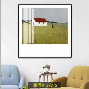 Pittura sospesa moderna dipinto decorativo di lusso moderno soggiorno sala da pranzo dipinto appeso con cornice decorazione da parete personalizzata arte