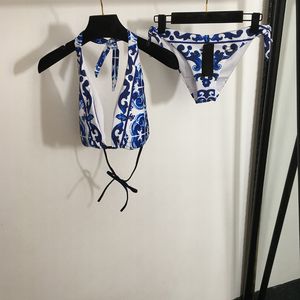 Klassische Flora -Print -Bikini -Bikini -Set Plus Size Badeanzüge Strandstil gepolstert Badeanzug Luxus Bras Thongs