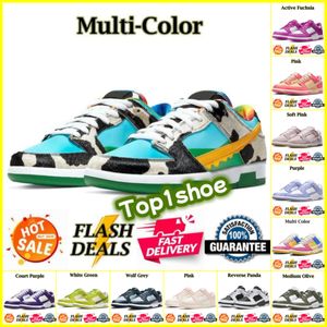 Scarpe da design uomo Donne Casualmente Scarpe Panda Bianco Black Triplo Pink UNC Grey Fog Syracuse Rose Whisper Strangelove Medium Candy Candy Mens Trainer per esterni