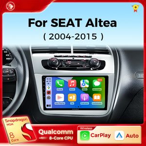 Car DVD радио для сидений Altea XL 200 2004-2015 CarPlay Android Auto Car Stereo Multimedia Player 4G Wi-Fi DSP 48EQ LHD RHD