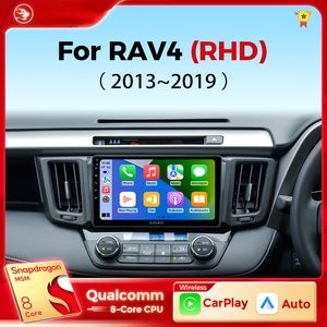 Car DVD-радио мультимедийный игрок для Toyota RAV4 RAV 4 XA40 2013-2019 RHD LHD Android 12 Авто беспроводной Carplay Carplay Car Stereo DSP