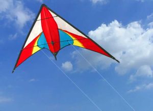 Acessórios de pipa Novo Chegando 48 polegadas Profissional Dual Frew Kite com alça e linha boa tomada de fábrica voadora