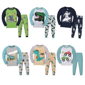 Ragazzi del pigiama Pigna set per bambini lunghi PJS per bambini piccoli dinosauri pigiani WX5.21