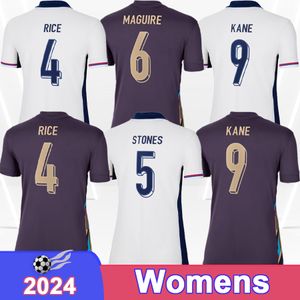 2024 Inglaterra Rice Mulheres Jerseys Maddison Gallagher Foden Gordon Bellingham Gomez Watkins Home fora camisas de futebol uniformes adultos