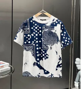 メンズ服半袖のTシャツポロスメンズTシャツ夏ジャクアードプリントレター高品質のコットンカジュアルレディースTシャツメンズファッショナブルトップ