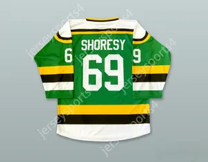Custom Shoresy 69 Letterkenny Eagles Green Hockey Jersy