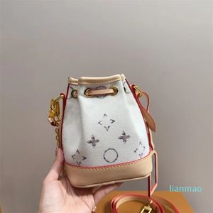 24SS Women's Luxury Designer Nautical Series Bucket Bag Mini Tote Bag Women's Handbag Shoulder Bag Crossbody Purse Small and Delicate 16cm