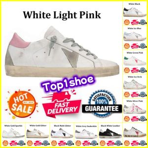 Scarpe designer Golden Women Sneaker Super Star Brand Men New Release Sneaker Italia Sneaker Classic White Do Old Dirty Casual Shoe Lace Up Woman Man 36-45