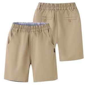 Şort Şort Çocuk Okulu Üniforma Khaki Yaz Hafif Stil Öğrenci Boy Donanma Pantolon 4-16 Yaşındaki Çocuk Giyim WX5.22