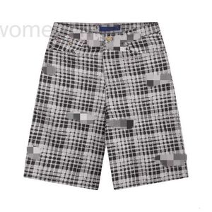 Herren -Shorts Designer Unisex Shorts Checkerboard Garn gefärbt alle ausgewirkten Designer Schweiß Retro Strt Casual Sports Vikt