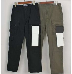 Hochwertige Abzeichen Patches Herren Track Pant Mode Buchstaben Design Jogger Cargo Reißverschluss Fliege lange Sporthose Homme Kleidung Flut