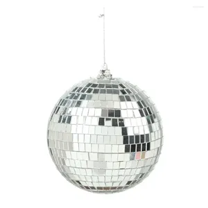 Figurine decorative Disco Disco Mirrore Effetto di illuminazione da palco colorato Effetto specchio vetro riflettente