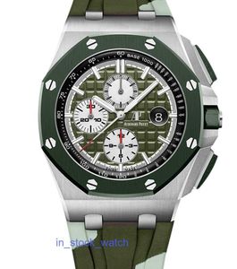 AEIPOI Titta på lyxdesigner Classic Full Offshore Precision Steel Automatic Mechanical Watch Mens 26400SOSO