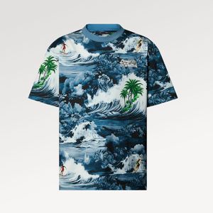 Herren Frauen bedruckte Baumwolle kurzärmeliges T -Shirt 1afrfh Tropical Islands Thema Kurzarm Tee Designer Summer Street Sports Kleidung T -Shirts
