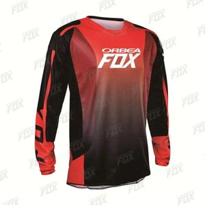 Мужские футболки Orbea Fox Mens Mens Mens Thinking Jerseys горные велосипеды MTB Рубашки Offroad DH Мотоцикл мотокросс