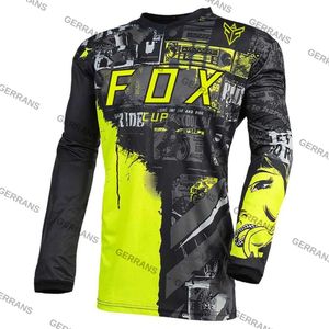 GOMI Men's T-shirts Jersey Mtb Downhill Jeresy Cycling Mountain Bike Dh Maillot Ciclismo Hombre Quick Dry Fox Cup