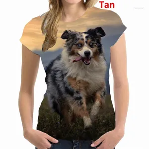 Женская футболка для животных Dog 3D-печата