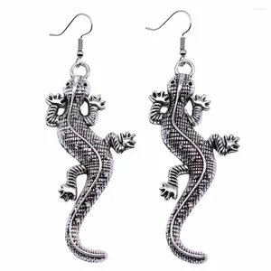 Orecchini a pennaglie 1PAIR GECKO LIZARDE PER DONNE 2024 Accessori per auto di tendenza Gioielli FORNITÀ DI FORNITÀ DELLA TUAGNO 18X19MM