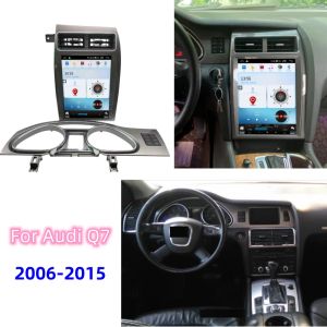 256G Vertical Screen Car Radio för Audi Q7 2006 - 2015 Android 12 Auto Multimedia Player GPS NAV DSP Stereo Carplay Head Unit 4G