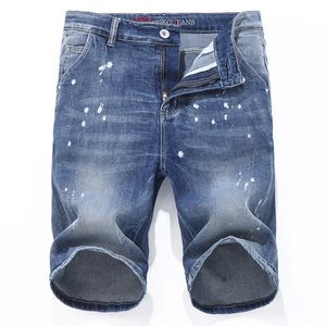 Lila jeans designer denim shorts mäns korta jeans rak hål avslappnad sommar nattklubb blå kvinnor shorts stil lyx lila varumärke jeans amirii jeans 011