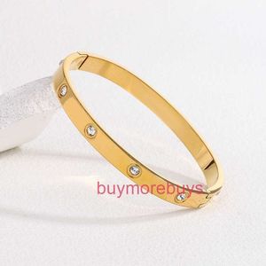 Carrtre designer skruvarmband mode lyxiga smycken original trendig 18k guld diamant för kvinnor män nagel armband silver smycken armband pj8r