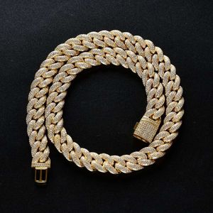 Дизайнерское ожерелье Moissanite Chain Серебряное ожерелье Ожеречия колье с цепью -проходом алмазного тестера подвеска 925 стерлинго