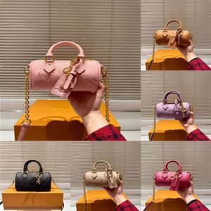 Top Luxury Handbag Designer bag Cowhide Pillow Bag Crossbody Bag Shoulder Bag Evening Bag Womens Luxury Tote Bag Gold Hardware Solid Auqn shopping bag wallets pink