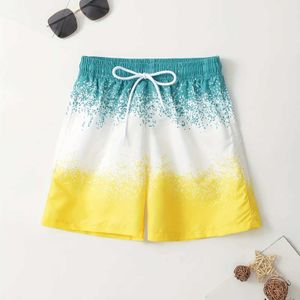 Shorts One-Pieces Summer Style Color Block Swim Trunks Kids Shorts Drawstring Sports Outdoor Vacation casual boy shorts beach surfing swimsuit WX5.22
