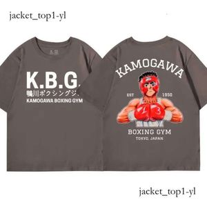 Gym Shark Men's T-shirts anime hajime kamogawa boks gym t-shirt mężczyzn mężczyzn Makunauchi Takamura Graphic T-shirts Ubranie HARAJUKU Streetwear Gym 0749