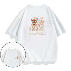 メンズ夏の新しい中国語要素短袖TシャツコットンユースファッションメンズレスラウンドネックTシャツTEES TEES TOPSシャツデザイナー服ストリートウェア0AA 7E06A